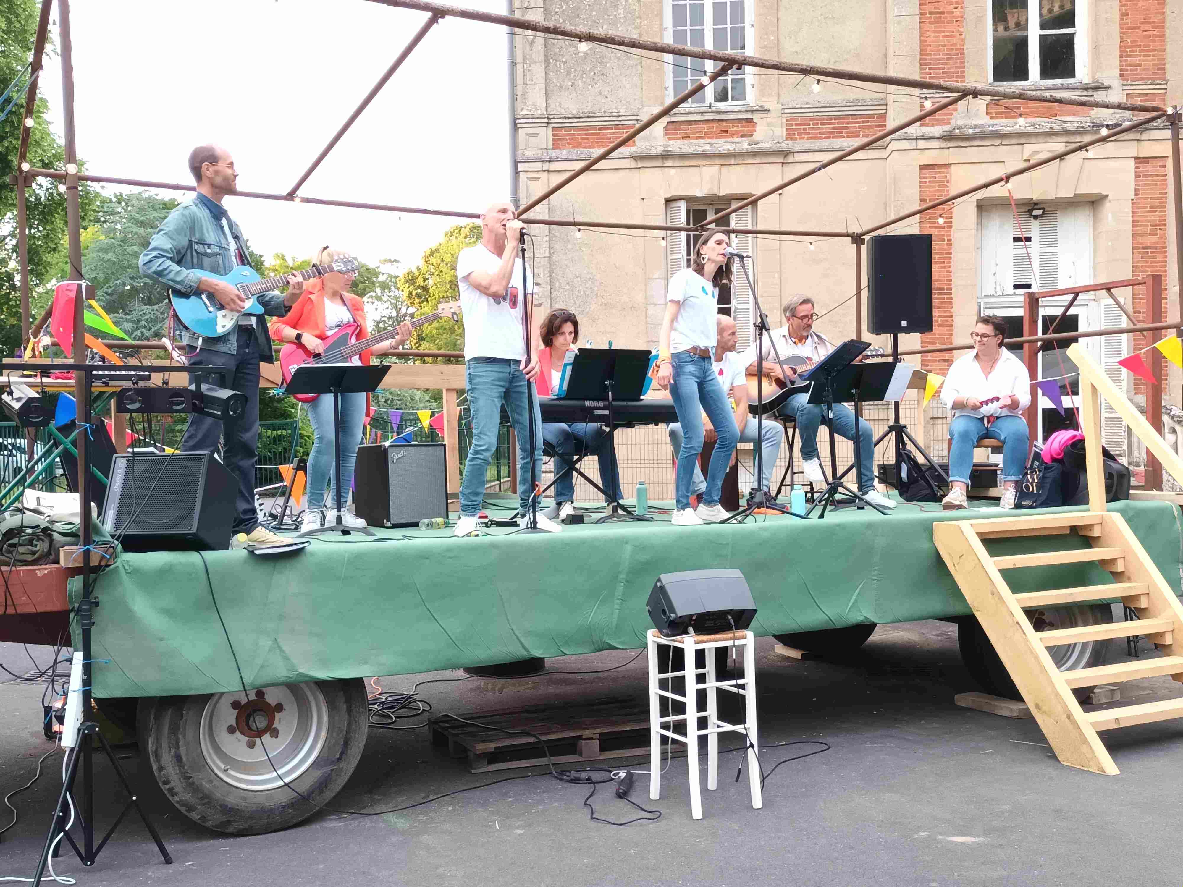 groupe de musique en concert